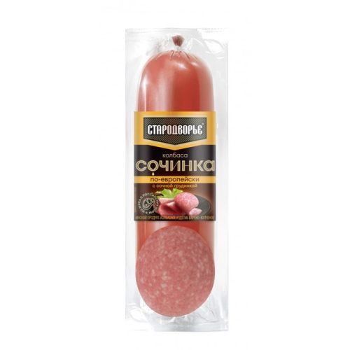 Колбаса Сочинка по-европейски с грудинкой, 4.9 кг