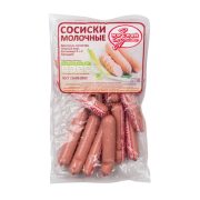 Сосиски Мясной Гурман молочные категория Б, 1 кг