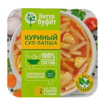 Суп Натур Буфет куриная лапша, 340 г