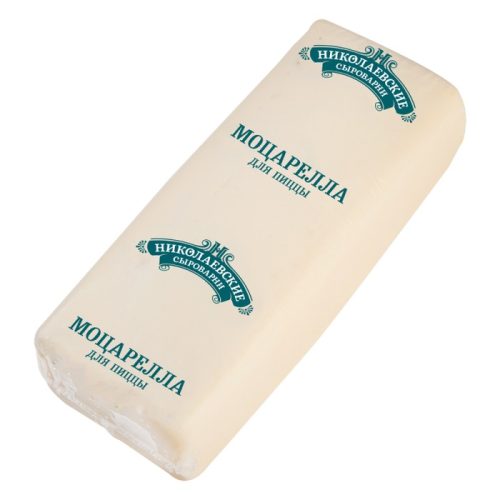 Сыр Агрокомплекс Николаевские сыроварни Моцарелла для пиццы 40%, брусок, 2 кг