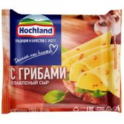 Сыр Hochland с грибами ломтики 45%, 150 г