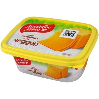 Сыр Чеддер плавленый 45%, 90 г