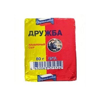 Сыр Классический Российский плавленый 25%, 80 г