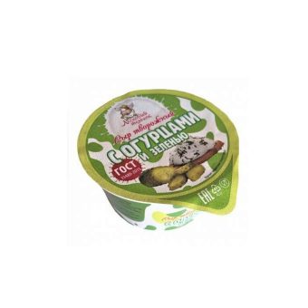 Сыр творожный Ласковый телёнок с зеленью, 140 г