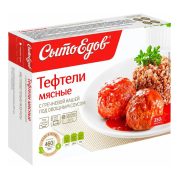 Тефтели Сытоедов с гречневой кашей под овощным соусом, 350 г