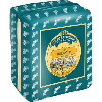 Сыр Николаевские сыроварни Тильзитер 45%, 2 кг