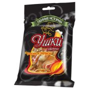 Ушки свиные Пенные Истории, варёно-копчёные, с красным перцем, 90 г