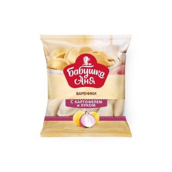 Вареники Бабушка Аня с картофелем и луком, 430 г