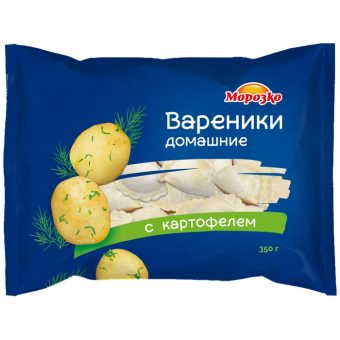 Вареники Морозко с картофелем домашние, 350 г