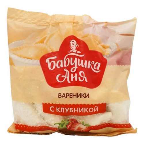 Вареники Бабушка Аня с клубникой, 430 г