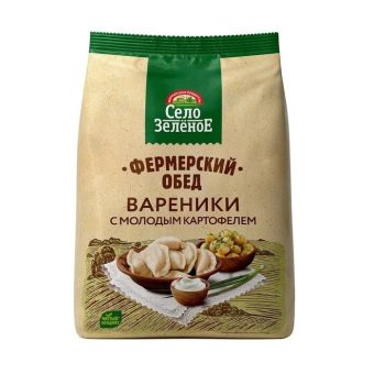 Вареники Село Зелёное с молодым картофелем, 700 г
