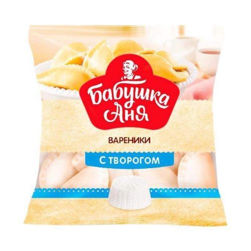 Вареники Бабушка Аня с творогом, 430 г