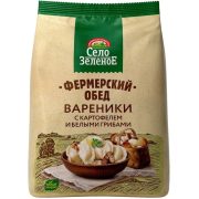 Вареники Село Зелёное с картофелем и белыми грибами, 700 г