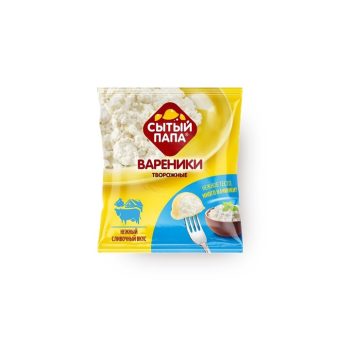 Вареники Сытый Папа творожные, 5 кг