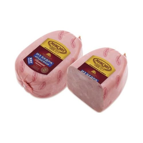 Ветчина с бедром индейки, варёная, 15 кг