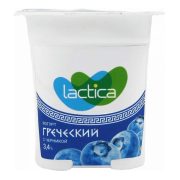Йогурт двухслойный греческий с черникой 3.4%, 120 г