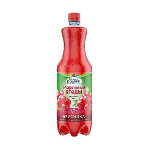 Морс Калинов Родник Морсовые ягоды, брусника, 1.7 л