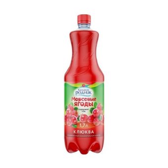 Морс Калинов Родник Морсовые ягоды, клюква, 1.7 л