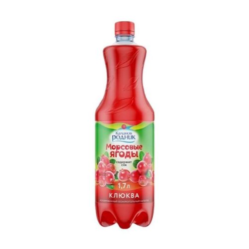 Морс Калинов Родник Морсовые ягоды, клюква, 1.7 л