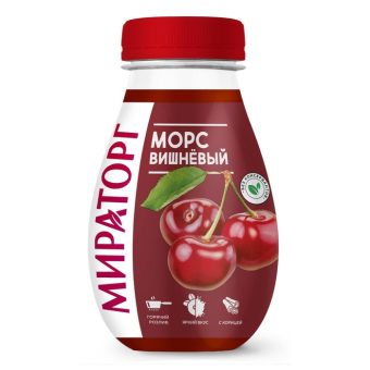 Морс Мираторг, вишня, 0.37 л