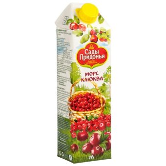 Морс Сады Придонья, клюква, 1 л