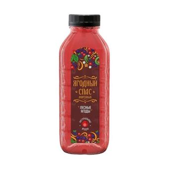 Морс Ягодный спас, лесные ягоды, 0.5 л