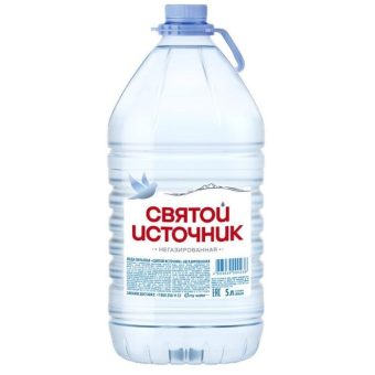 Вода Святой Источник негазированная, 5 л