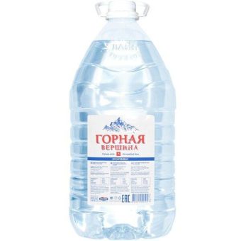 Вода Горная вершина минеральная негазированная, 5 л