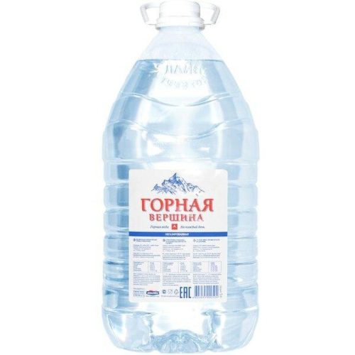 Вода Горная вершина минеральная негазированная, 5 л