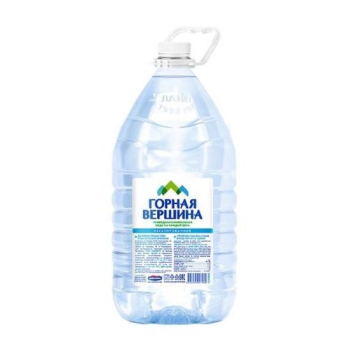 Вода Горная вершина минеральная природная негазированная, 5 л
