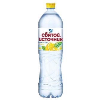 Вода Святой Источник, лимон, 1.5 л