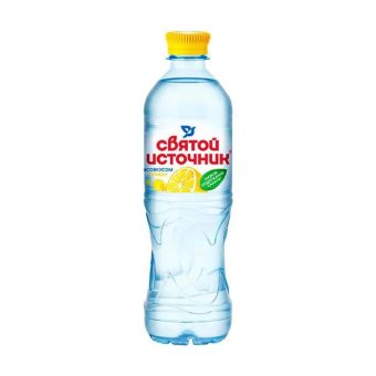Вода Святой Источник, лимон, 0.5 л