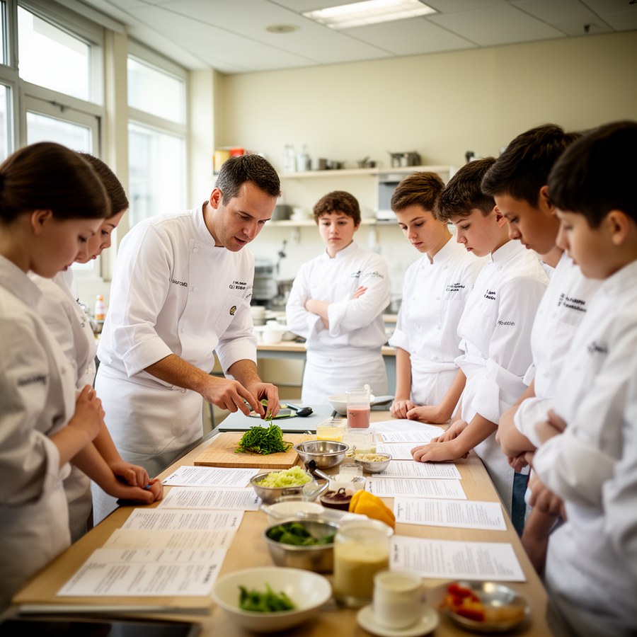 Преподаватель практики в кулинарной школе