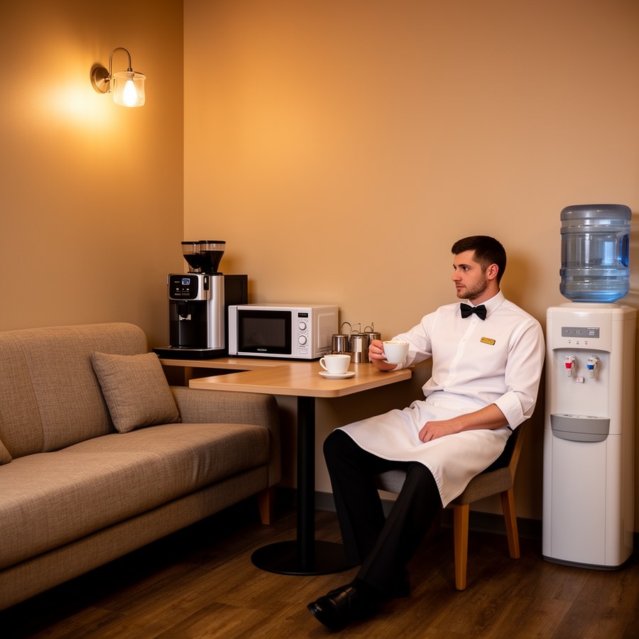 Зона отдыха для персонала ресторана