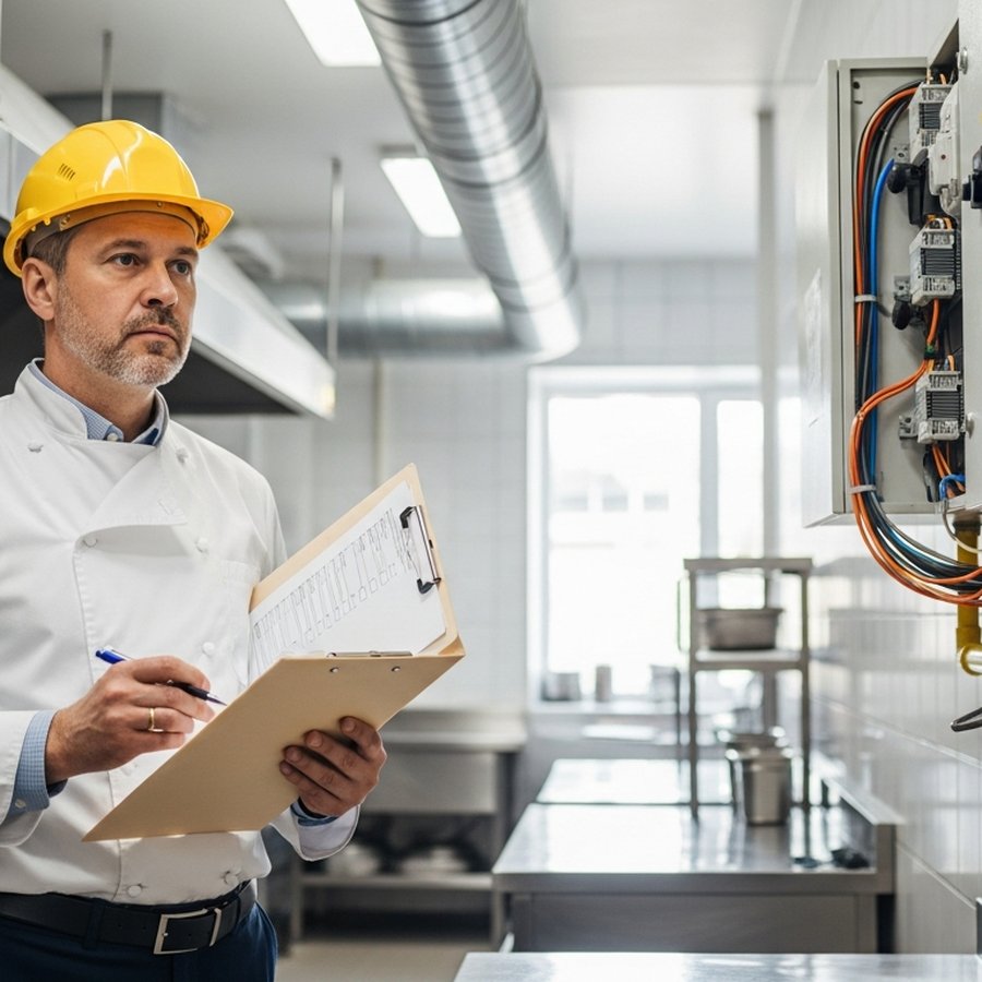 Проверка инженерии и безопасности перед запуском плиты