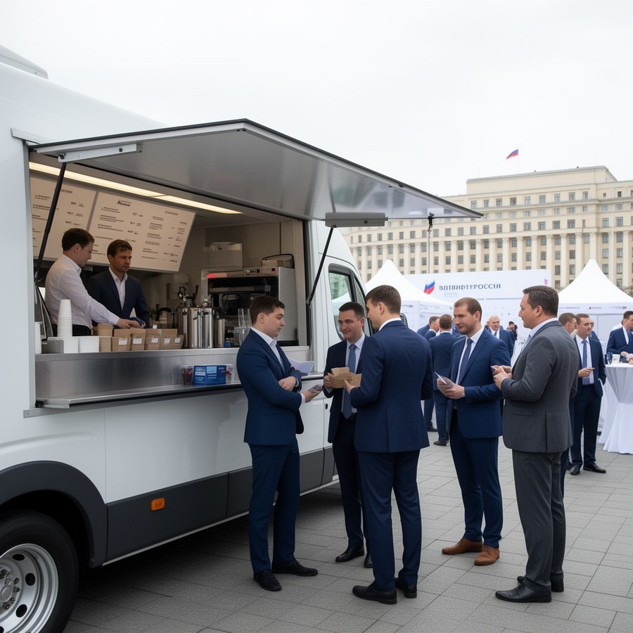 Фудтрак на корпоративном мероприятии
