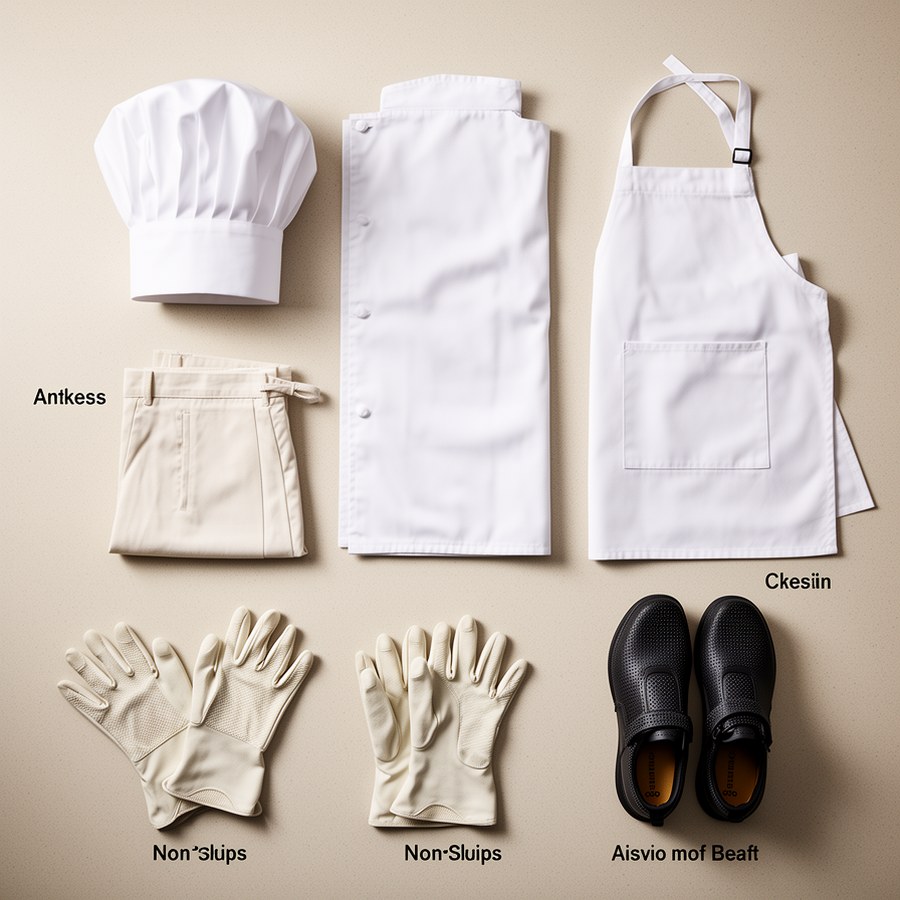 Базовые элементы поварской формы: от головного убора до обуви
