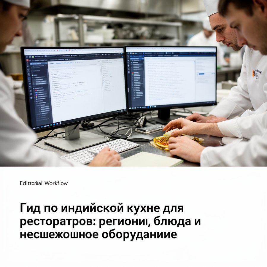 Рабочий процесс по теме: Гид по индийской кухне для рестораторов: регионы, блюда и необходимое оборудование
