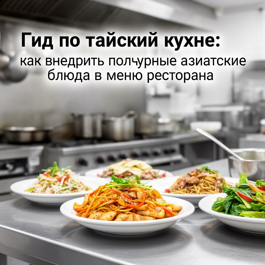 Практический пример по теме: Гид по тайской кухне: как внедрить популярные азиатские блюда в меню ресторана