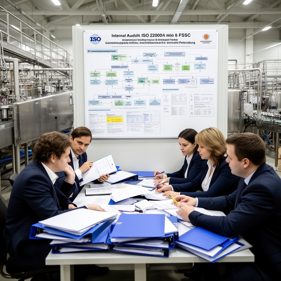 Подготовка команды к внутреннему аудиту ISO 22000 и FSSC 22000