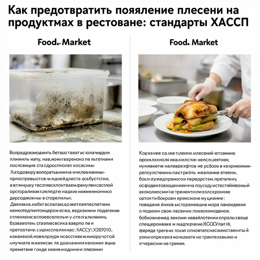 Сравнение и ориентиры по теме: Как предотвратить появление плесени на продуктах в ресторане: стандарты ХАССП