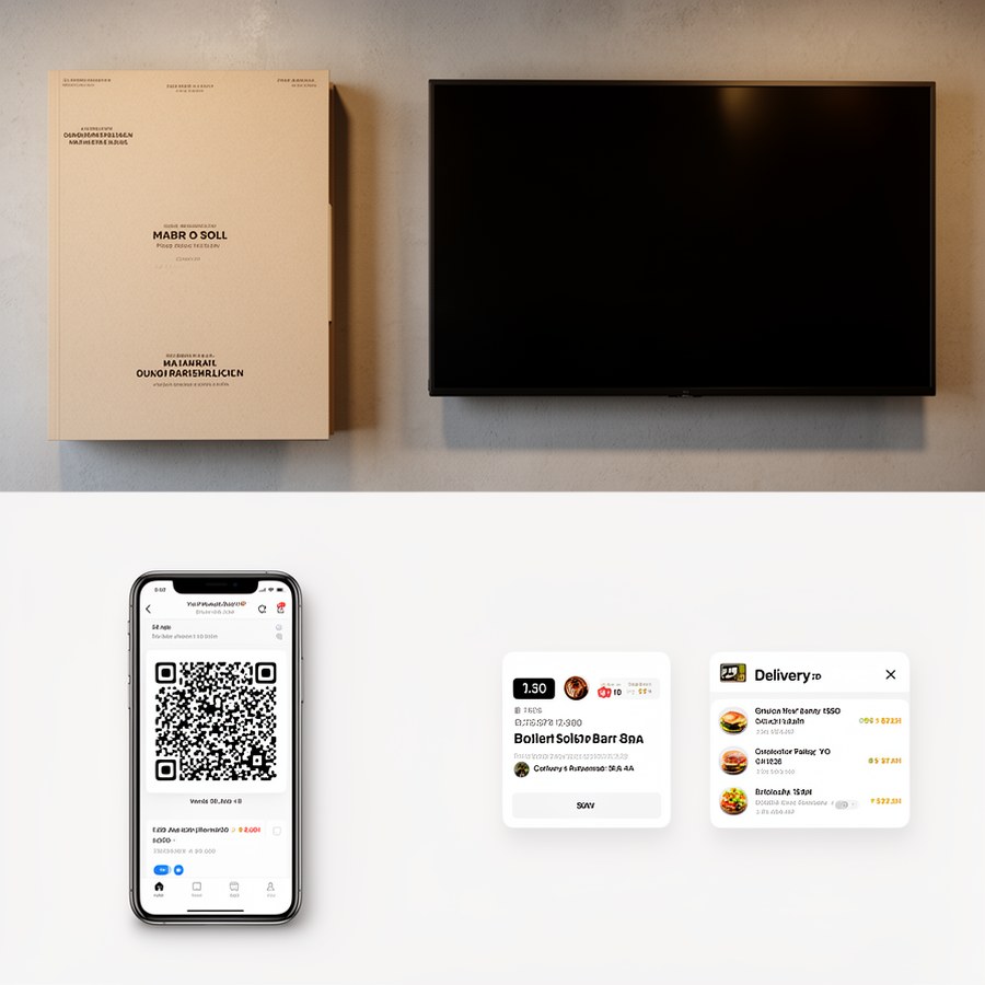 Адаптация меню под печать, QR, ТВ и доставку