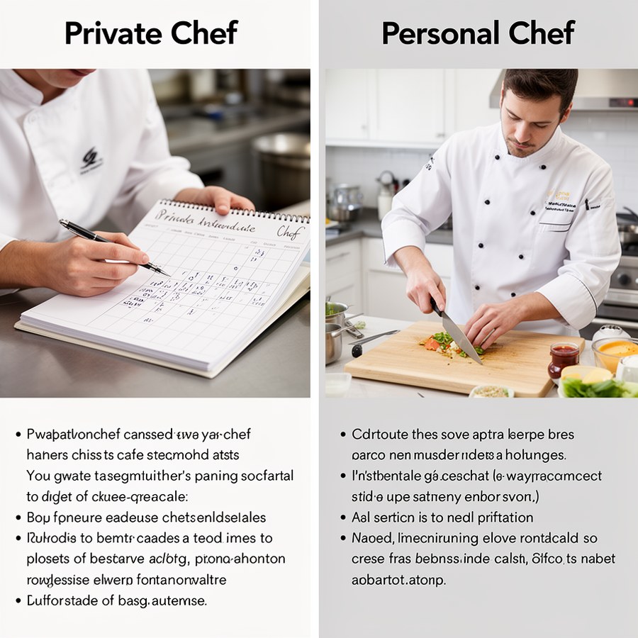 Сравнение форматов работы частного и персонального шефа