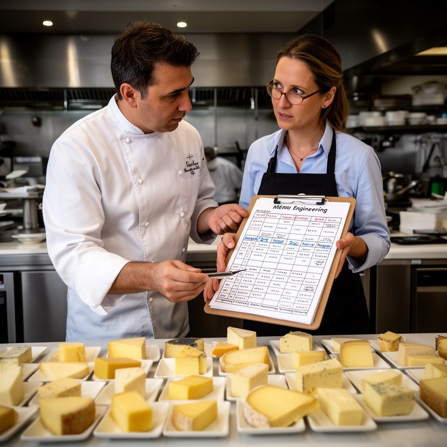 Шеф и закупщик сравнивают сыры по задачам блюда