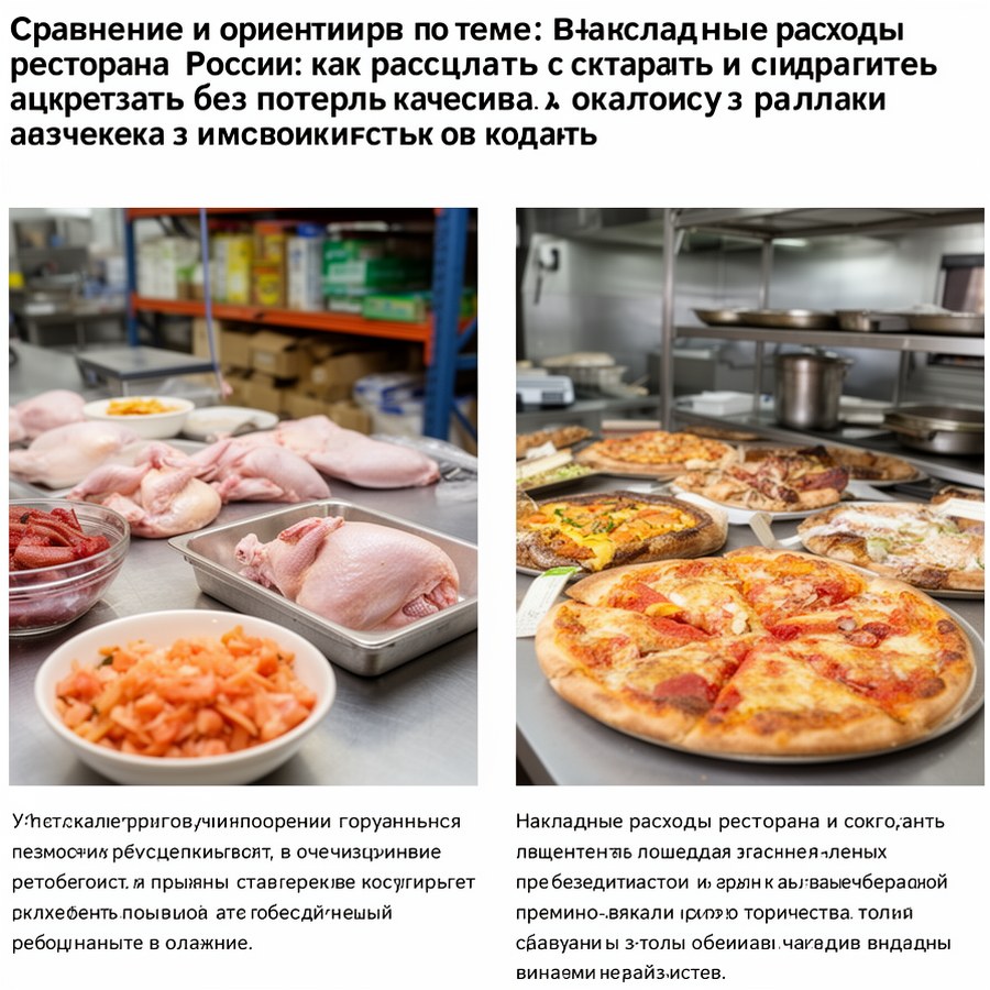 Сравнение и ориентиры по теме: Накладные расходы ресторана в России: как рассчитать и сократить без потери качества