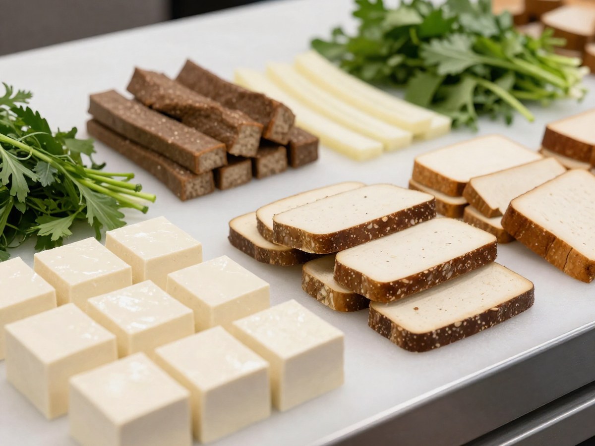 Продукты группы риска (TCS): как контролировать температуру и не получить штраф: plant based protein dishes, tofu tempeh and seitan