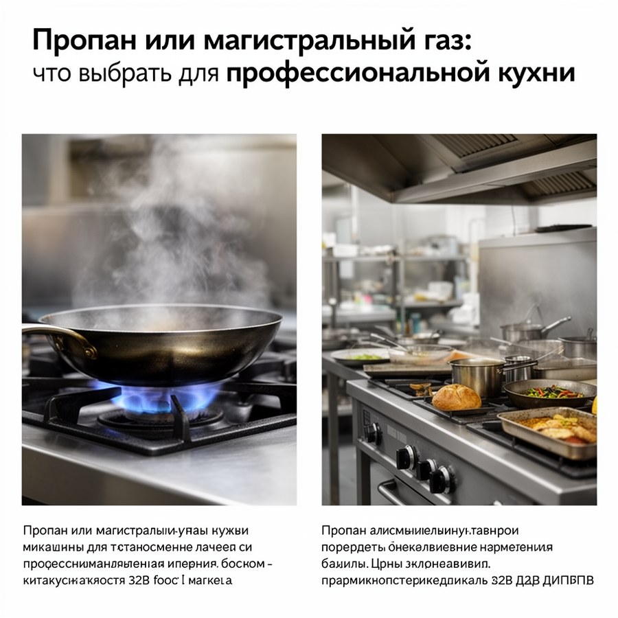 Сравнение и ориентиры по теме: Пропан или магистральный газ: что выбрать для профессиональной кухни