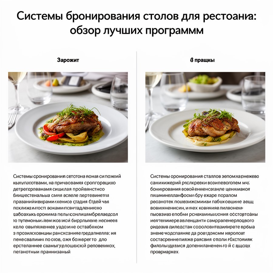 Сравнение и ориентиры по теме: Системы бронирования столов для ресторана: обзор лучших программ