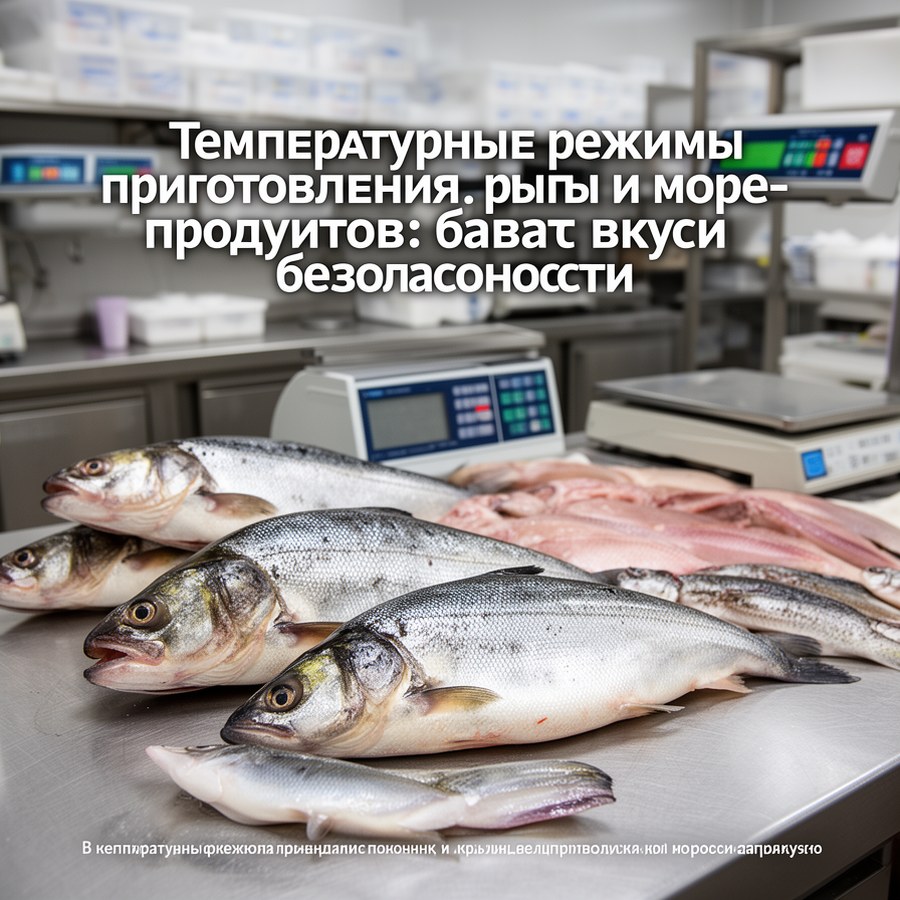 Практический пример по теме: Температурные режимы приготовления рыбы и морепродуктов: баланс вкуса и безопасности