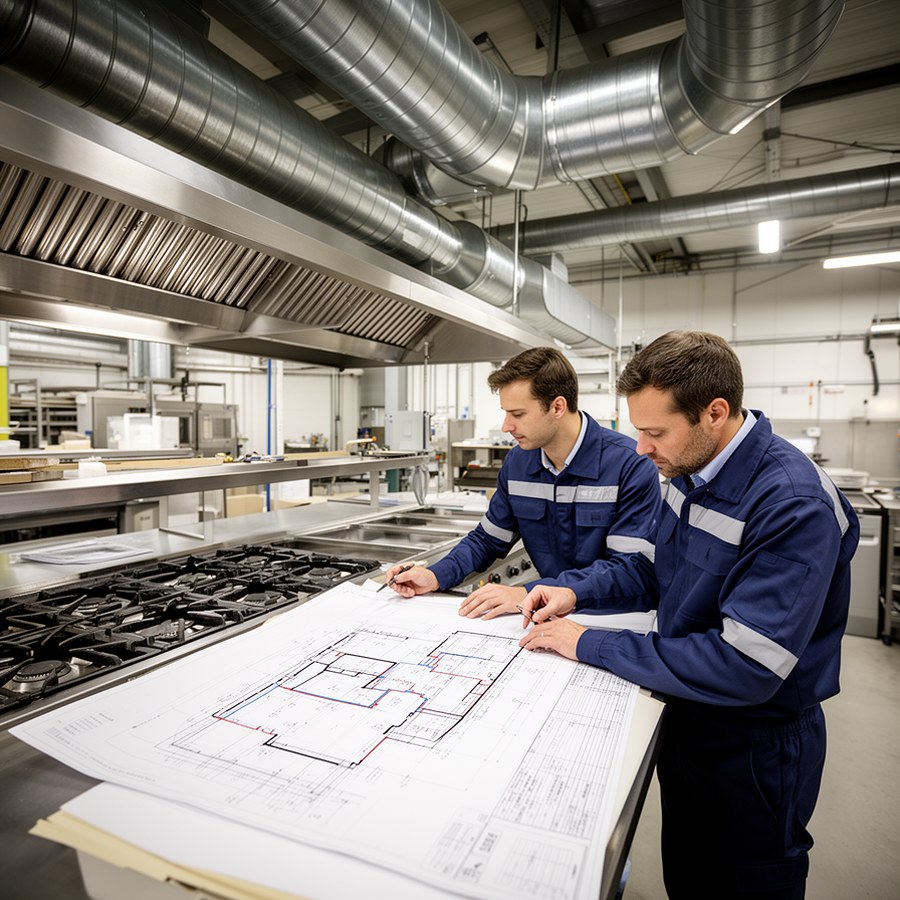 Увязка мощности оборудования с вентиляцией и газовым проектом